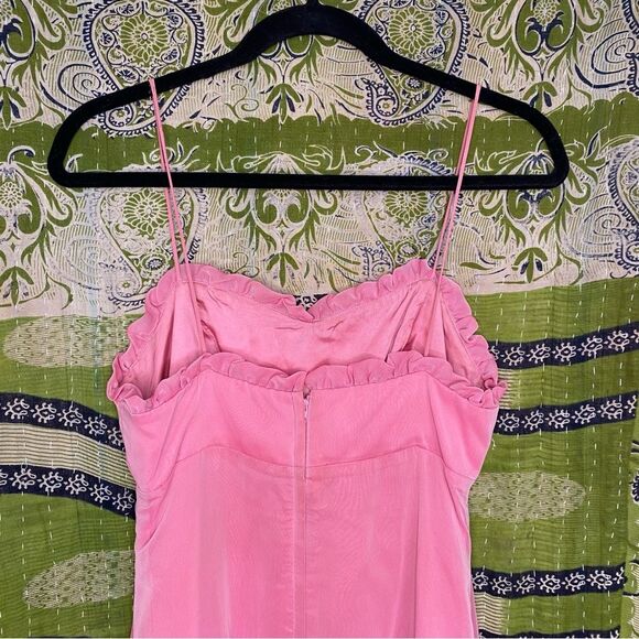 Vintage Y2K Alfred Angelo Pink Empire Waist Formal Dress Size 4 SEE DESCRIPTION - Picture 6 of 16